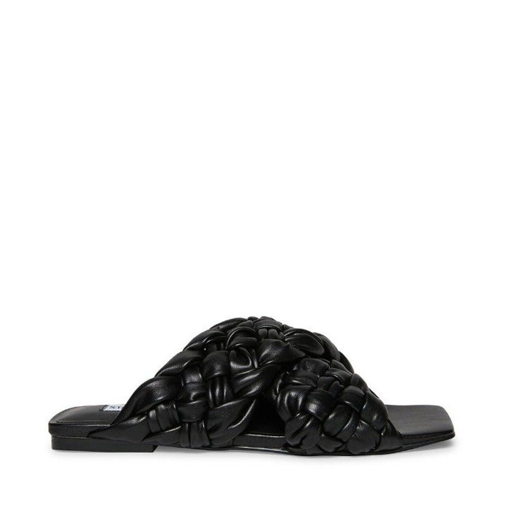 Steve Madden Marina Vegan Leather Flat Sandals
